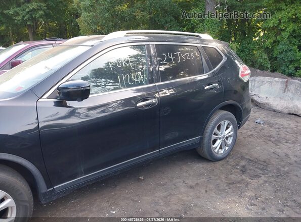 KNMAT2MV5GP688172 2016 NISSAN ROGUE Black Դիմացի տեսք