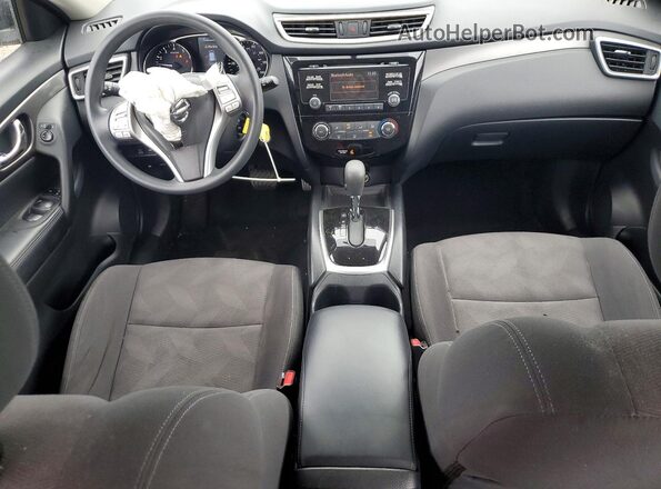 KNMAT2MV5GP717878 2016 NISSAN ROGUE Красный Вид панели приборов