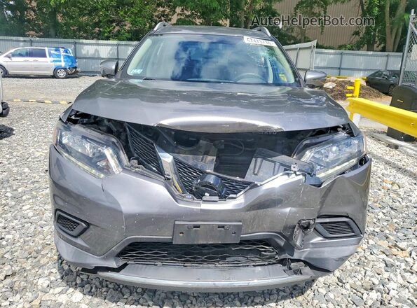 KNMAT2MV5GP723857 2016 NISSAN ROGUE Gray Front view