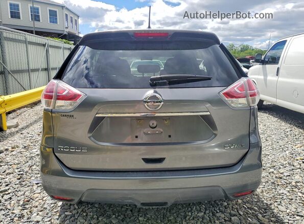 KNMAT2MV5GP723857 2016 NISSAN ROGUE Gray Rear view