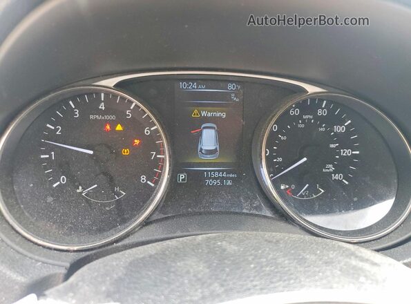KNMAT2MV5GP723857 2016 NISSAN ROGUE Gray Instrument cluster view
