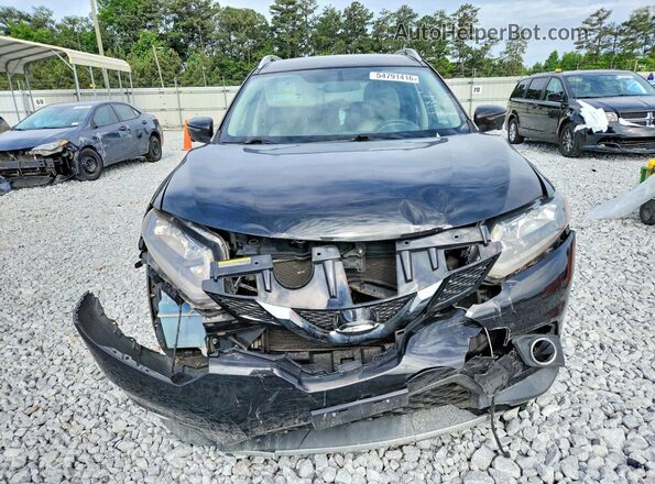 KNMAT2MV5GP730341 2016 NISSAN ROGUE Black Widok z przodu