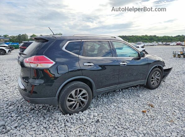 KNMAT2MV5GP730341 2016 NISSAN ROGUE Black Tył prawy