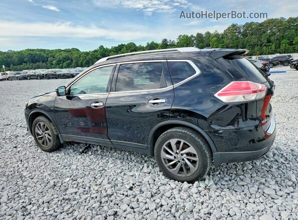 KNMAT2MV5GP730341 2016 NISSAN ROGUE Black Tył lewy