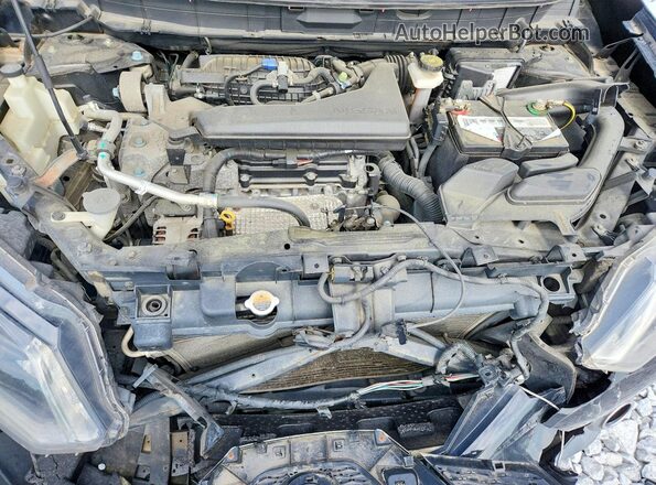 KNMAT2MV5GP730341 2016 NISSAN ROGUE Black Widok komory silnika