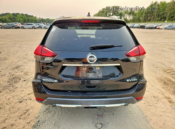 KNMAT2MV5HP514586 2017 NISSAN ROGUE Black Вид ззаду