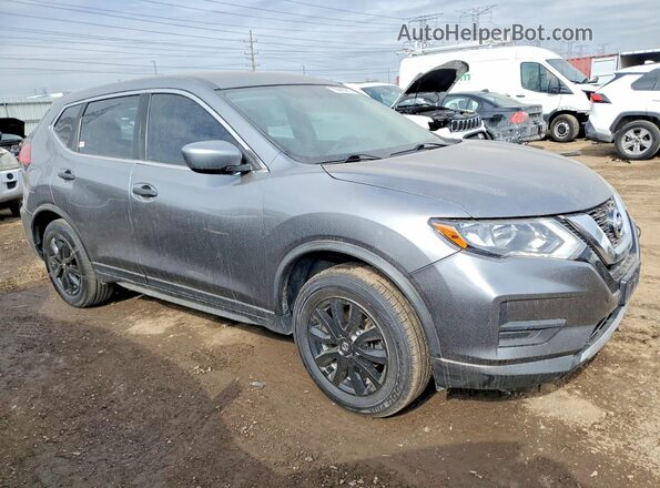 KNMAT2MV5HP521599 2017 NISSAN ROGUE Gray Delantero derecho