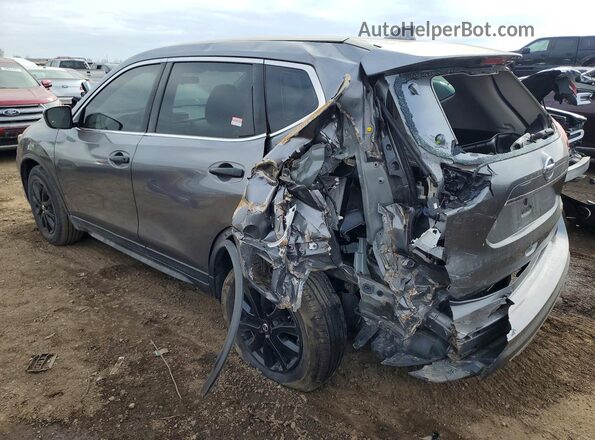KNMAT2MV5HP521599 2017 NISSAN ROGUE Gray Trasero izquierdo