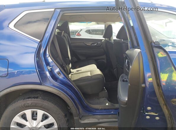 KNMAT2MV5HP553808 2017 NISSAN ROGUE Blue VIN კოდის სტიკერის ხედი