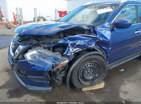 KNMAT2MV5HP553808 2017 NISSAN ROGUE Blue წინა ხედი