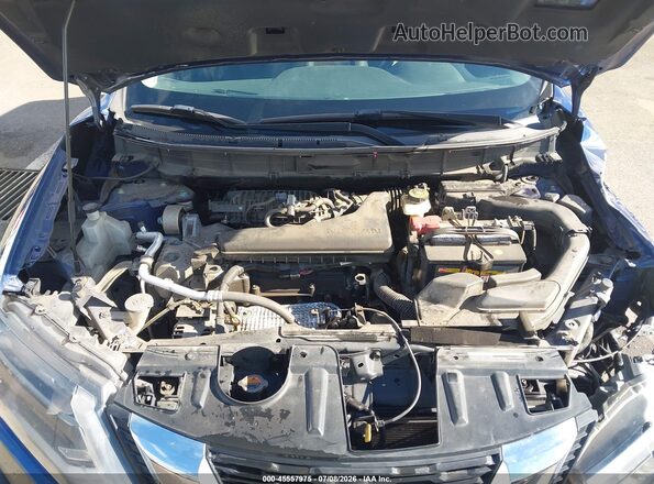KNMAT2MV5HP553808 2017 NISSAN ROGUE Blue უკანა ხედი