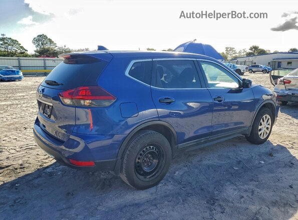 KNMAT2MV5JP580030 2018 NISSAN ROGUE Синий Задняя правая четверть