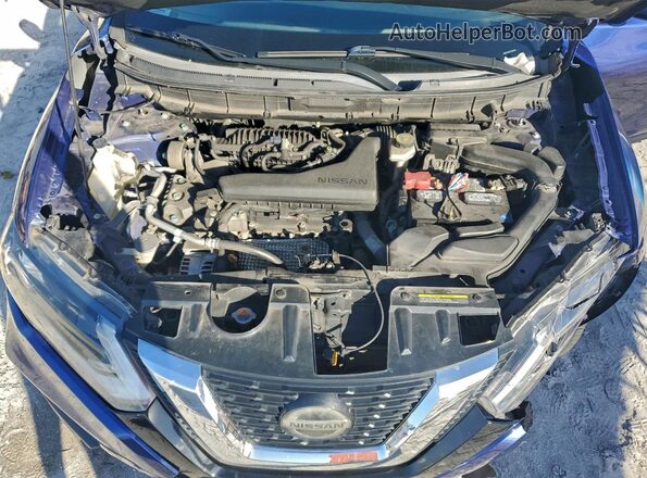 KNMAT2MV5JP580030 2018 NISSAN ROGUE Синий Вид подкапотного пространства