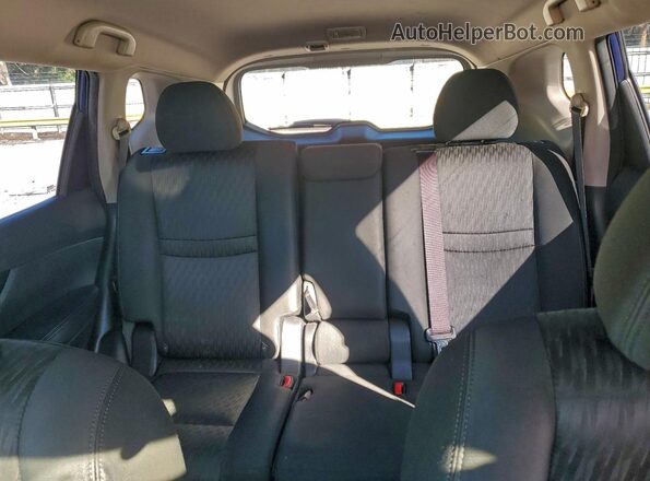 KNMAT2MV5JP580030 2018 NISSAN ROGUE Синий Вид задних сидений