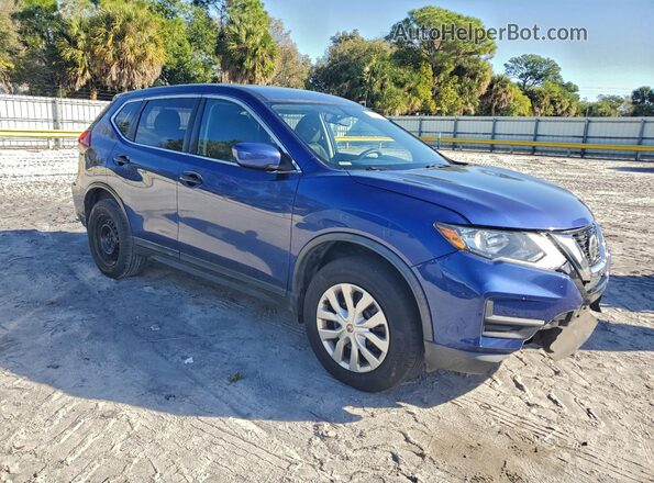 KNMAT2MV5JP580030 2018 NISSAN ROGUE Синий Передняя правая четверть