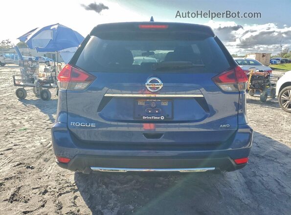 KNMAT2MV5JP580030 2018 NISSAN ROGUE Синий Вид сзади