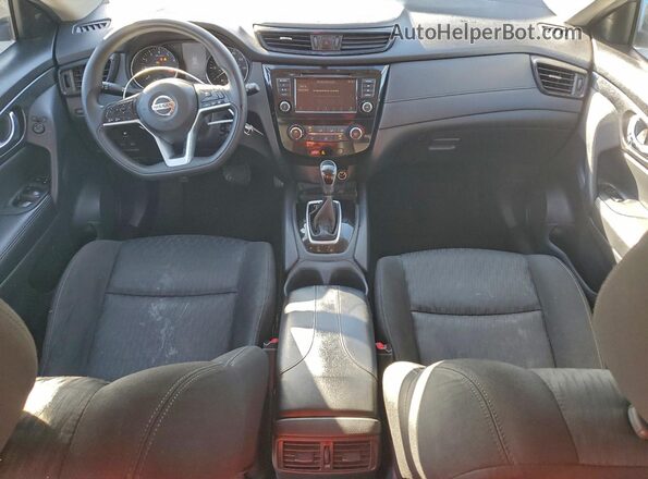 KNMAT2MV5JP580030 2018 NISSAN ROGUE Синий Вид панели приборов