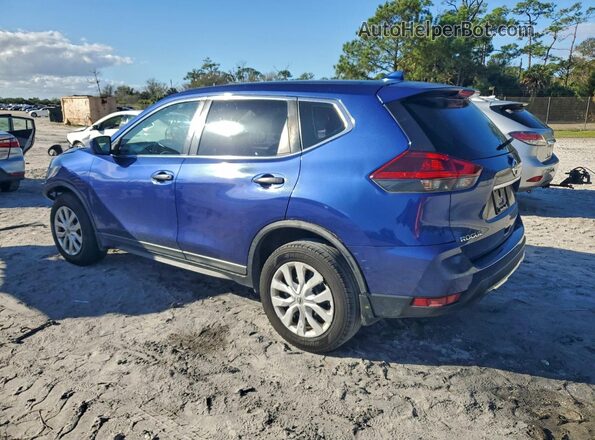 KNMAT2MV5JP580030 2018 NISSAN ROGUE Синий Задняя левая четверть