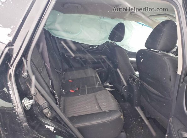 KNMAT2MV5JP616749 2018 NISSAN ROGUE Black უკანა სავარძლების ხედი