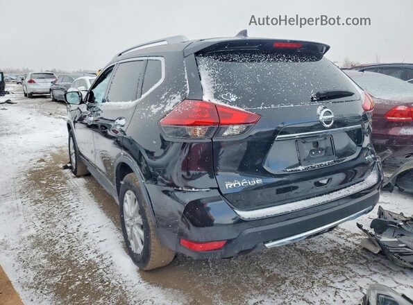 KNMAT2MV5JP616749 2018 NISSAN ROGUE Black უკანა მარცხენა