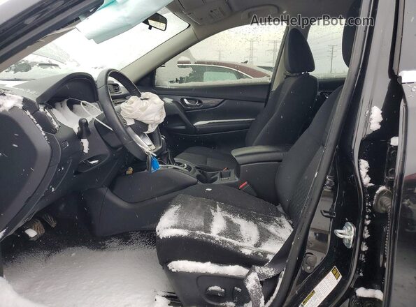 KNMAT2MV5JP616749 2018 NISSAN ROGUE Black წინა სალონის ხედი