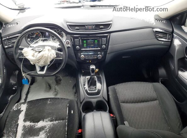 KNMAT2MV5JP616749 2018 NISSAN ROGUE Black წინა პანელის ხედი