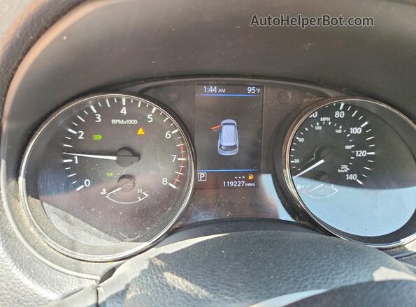 KNMAT2MV5KP504387 2019 NISSAN ROGUE Silver Вид щитка приладів