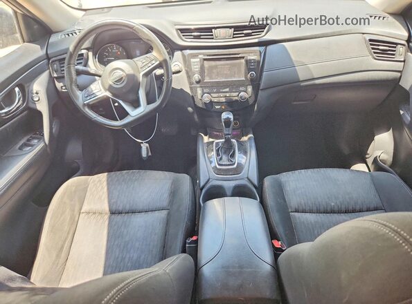 KNMAT2MV5KP504387 2019 NISSAN ROGUE Silver Вид панелі приладів