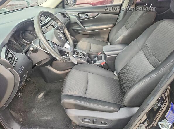 KNMAT2MV5KP526227 2019 NISSAN ROGUE Черный Вид салона спереди