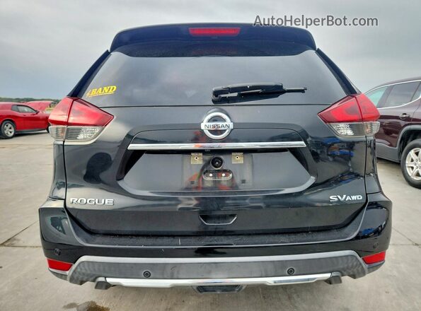 KNMAT2MV5KP526227 2019 NISSAN ROGUE Черный Вид сзади