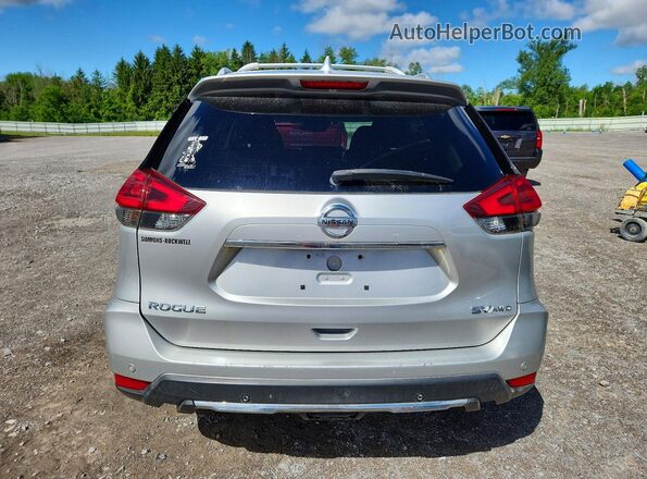 KNMAT2MV5KP540824 2019 NISSAN ROGUE Silver Rear view