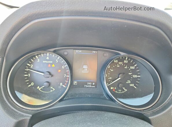 KNMAT2MV5KP556702 2019 NISSAN ROGUE Gray Vista del cuadro de instrumentos