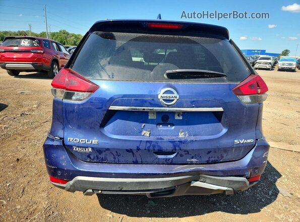 KNMAT2MV5LP531347 2020 NISSAN ROGUE Blue Вид ззаду
