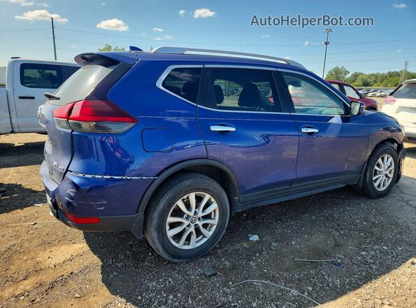 KNMAT2MV5LP531347 2020 NISSAN ROGUE Blue Задня права чверть