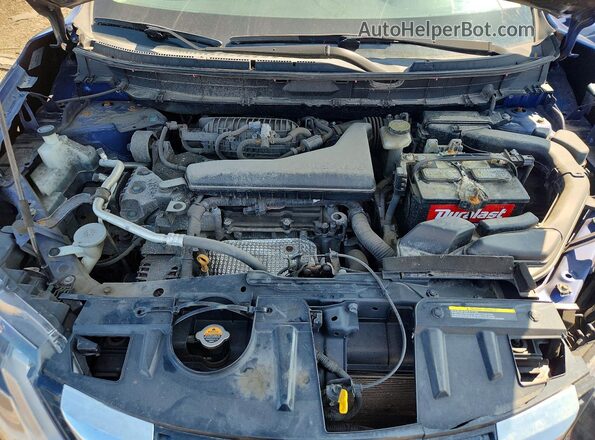KNMAT2MV5LP531347 2020 NISSAN ROGUE Blue Вид підкапотного простору