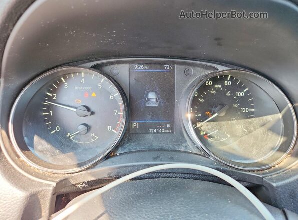 KNMAT2MV5LP531347 2020 NISSAN ROGUE Blue Вид щитка приладів