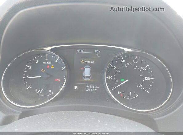 KNMAT2MV6GP644567 2016 NISSAN ROGUE Silver Հետևի նստատեղերի տեսք