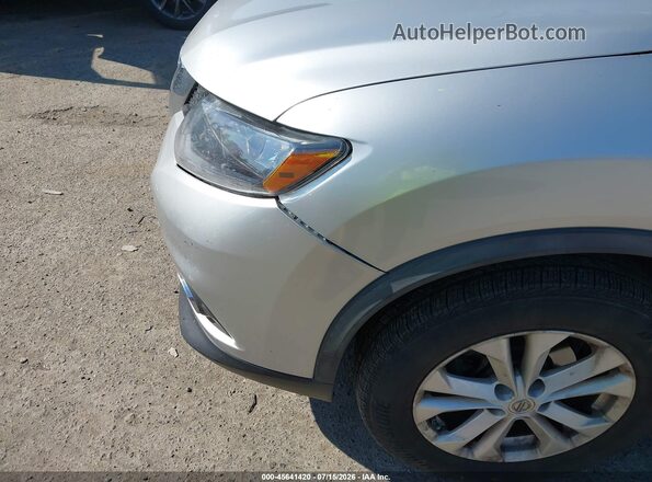 KNMAT2MV6GP644567 2016 NISSAN ROGUE Silver Դիմացի տեսք