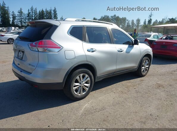 KNMAT2MV6GP644567 2016 NISSAN ROGUE Silver Հետևի աջ