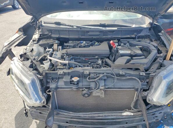 KNMAT2MV6GP648568 2016 NISSAN ROGUE Black Շարժիչի բաժամունքի տեսք