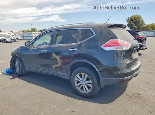 KNMAT2MV6GP648568 2016 NISSAN ROGUE Black Հետևի ձախ