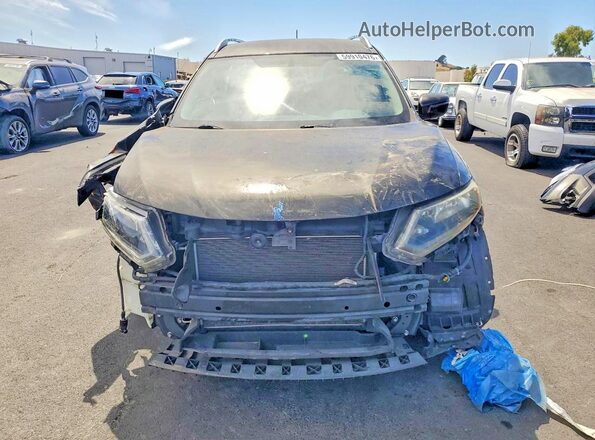 KNMAT2MV6GP648568 2016 NISSAN ROGUE Black Դիմացի տեսք