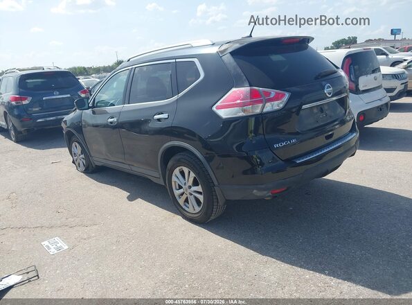 KNMAT2MV6GP650367 2016 NISSAN ROGUE Черный Задняя левая четверть