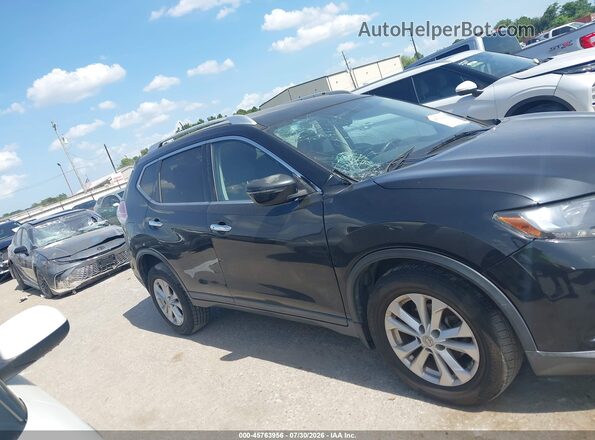 KNMAT2MV6GP650367 2016 NISSAN ROGUE Черный Вид задней части салона