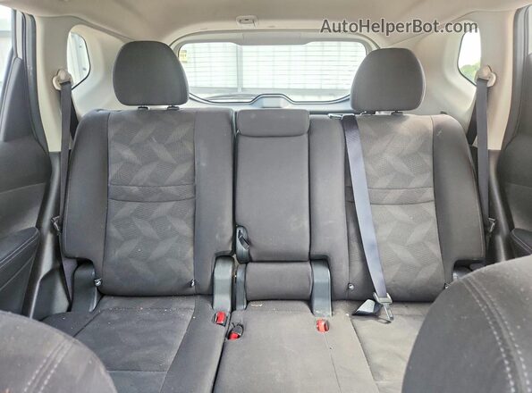 KNMAT2MV6GP656573 2016 NISSAN ROGUE Gray Widok tylnych siedzeń