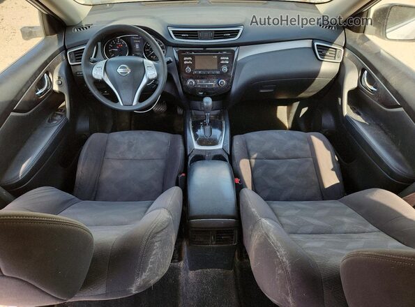 KNMAT2MV6GP669811 2016 NISSAN ROGUE White Widok deski rozdzielczej