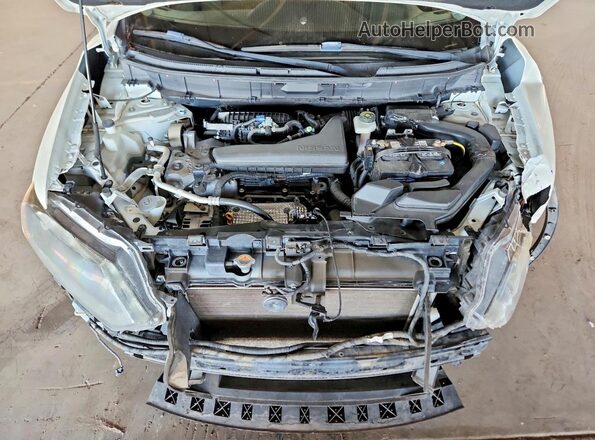KNMAT2MV6GP685135 2016 NISSAN ROGUE White Շարժիչի բաժամունքի տեսք
