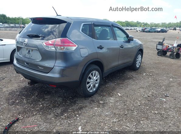 KNMAT2MV6GP697382 2016 NISSAN ROGUE Gray Задня права чверть