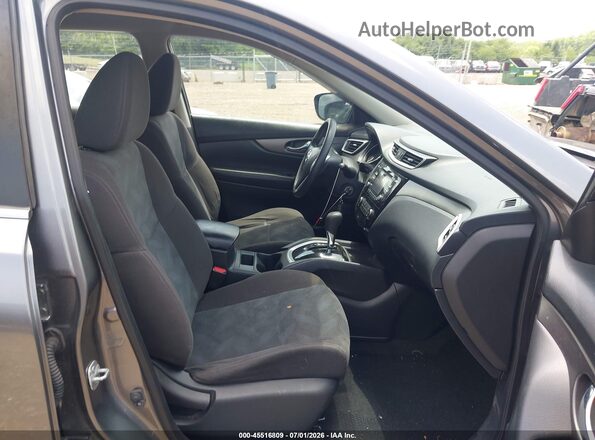 KNMAT2MV6GP697382 2016 NISSAN ROGUE Gray Вид салону спереду