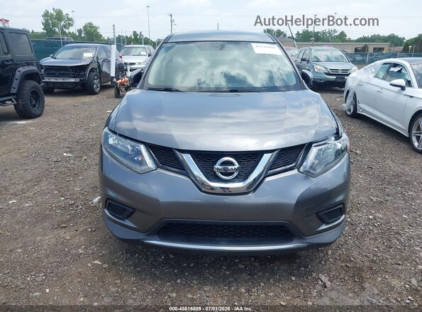 KNMAT2MV6GP697382 2016 NISSAN ROGUE Gray Вид задньої частини салону